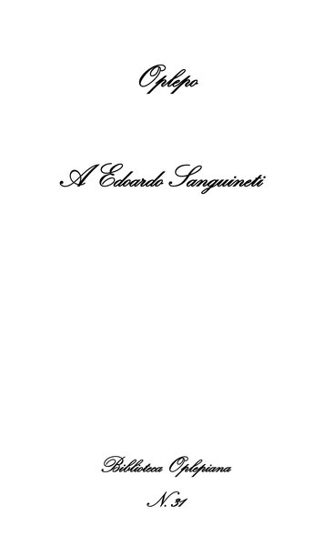Raffaele Aragona, Elena Addòmine, Paolo Albani, A Edoardo Sanguineti - Copertina flessibile