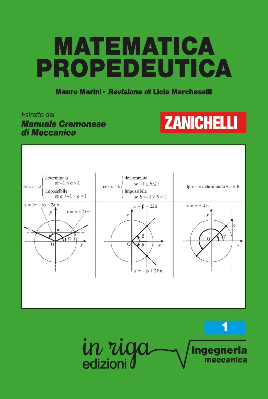 Mauro  Marini, Matematica propedeutica - Copertina flessibile